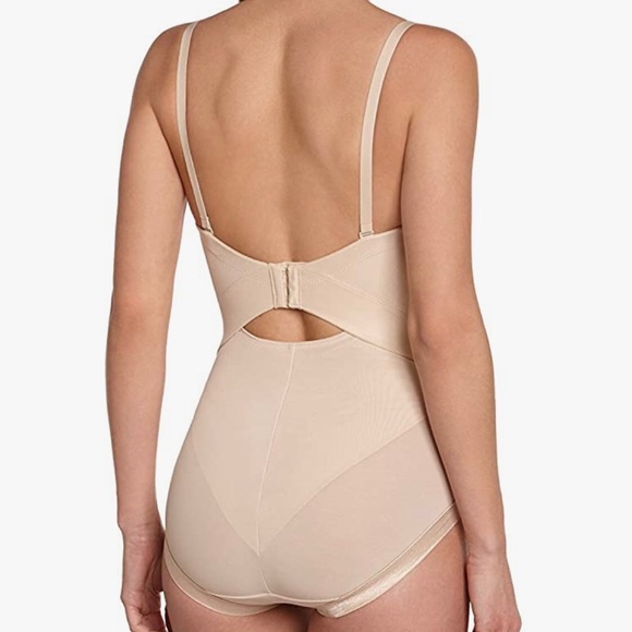 Maidenform Women's Body Shaper With Built-In Bra & Anti-Static Shapewear FL1256 - Picture 2 of 5